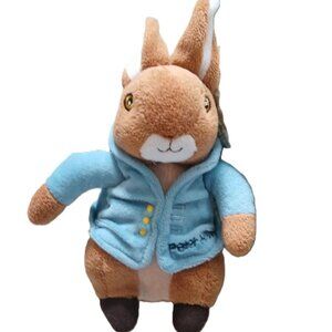 Beatrix Potter Peter Rabbit Plush 8" Stuffed Toy In Blue Jacket